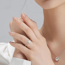 Moissanite Verlobungsring Damen 1 Karat Diamant 925 Silber