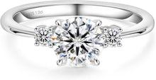 Moissanite Verlobungsring Damen Diamant 1,0 Karat Solitärring