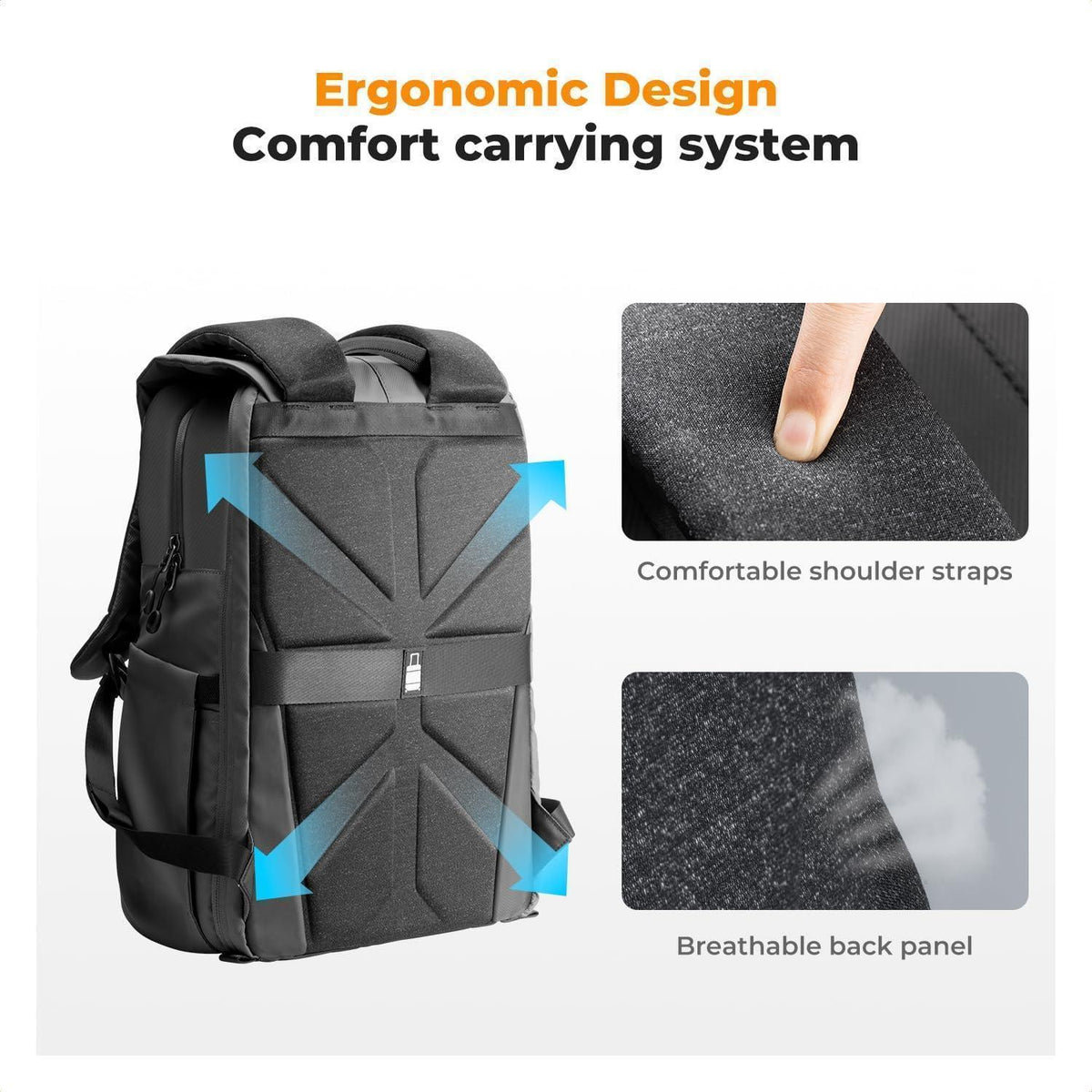 Kamerarucksack 20L mit Laptopfach für Fotografen & Drohnen