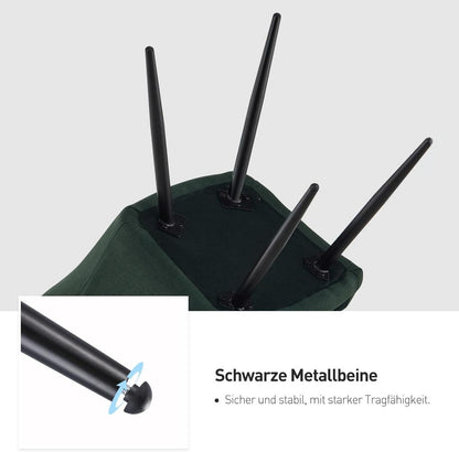 Esszimmerstühle 6er Set Leinen Bezug Wohnzimmerstuhl Polsterstuhl
