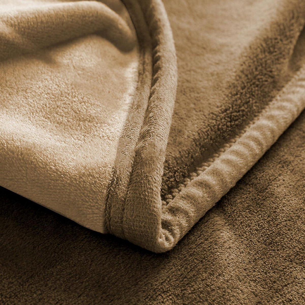 Wasserdichte Kuscheldecke 200x150cm Braun/Tan – Geschenk für Paare