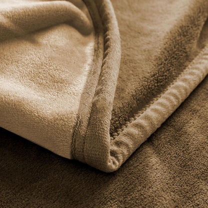 Wasserdichte Kuscheldecke 200x150cm Braun/Tan – Geschenk für Paare