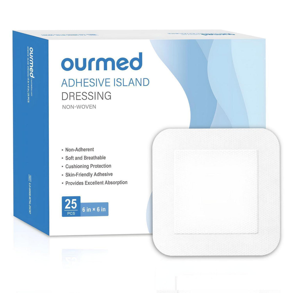 Sterile Wundpflaster 15x15 cm – Packung mit 25 Stück