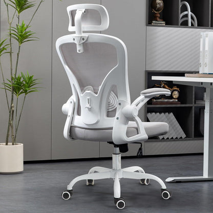 Ergonomischer Bürostuhl mit verstellbarer Kopfstütze und