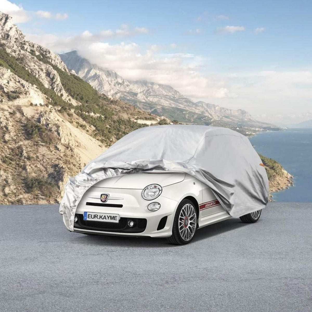 Autoabdeckung wasserdicht atmungsaktiv für City Cars bis 360cm