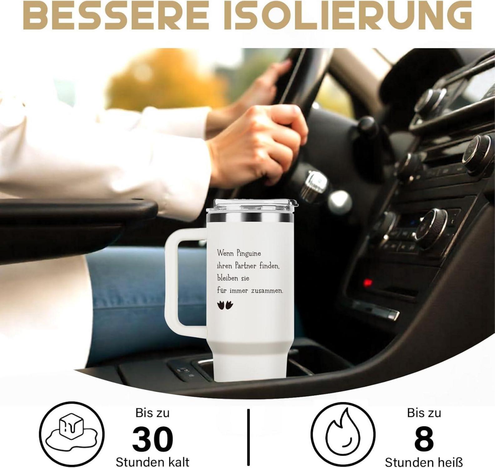 Pinguin Trinkflasche 40 oz, Partner Geschenke für