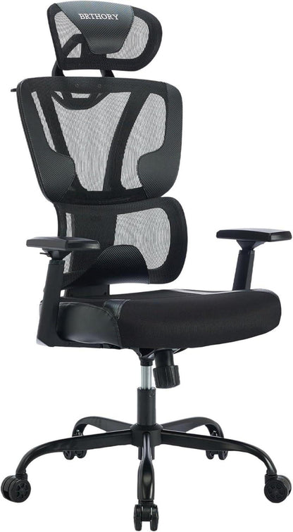 Ergonomischer Bürostuhl mit verstellbarer Lendenwirbelstütze