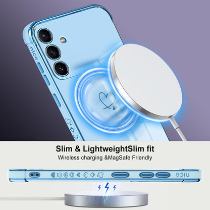 Samsung Galaxy S24 Hülle mit MagSafe, magnetisch, blau