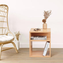 Nachttische 2er Set Holz Nachtschrank 32x30x40 cm modern