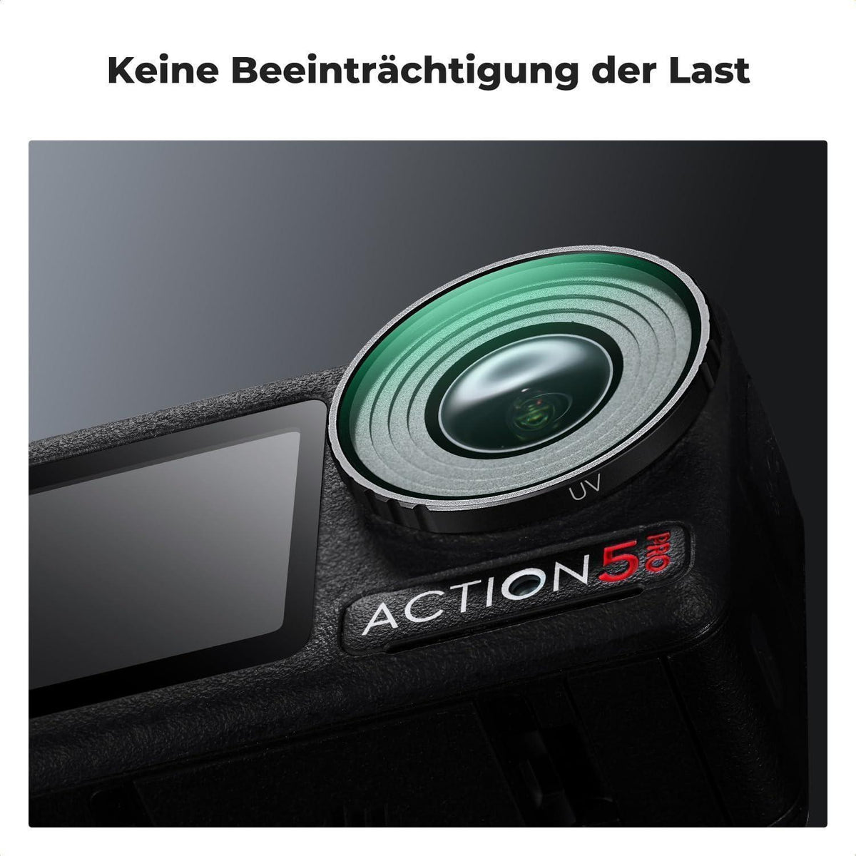 UV-Filter für DJI Osmo Action 5 Pro/4, HD Glas, Objektivschutz
