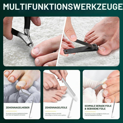 Pediküre Set 5-teilig – Nagelpflege Profi für Füße & Hände