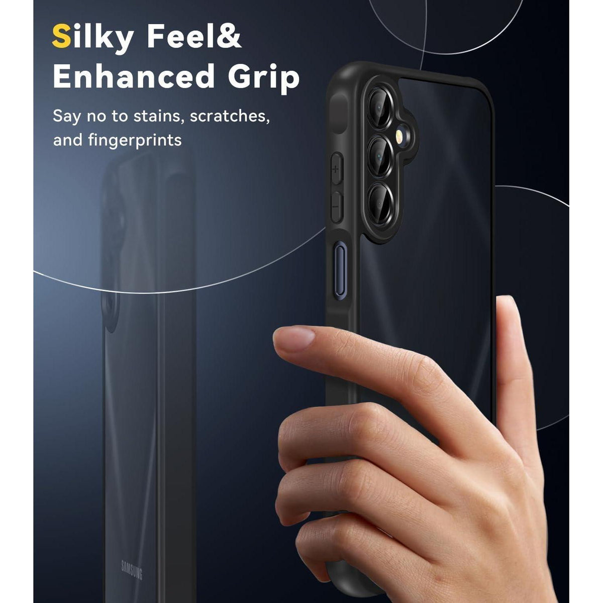 Schutzhülle mit Panzerglas für Samsung Galaxy A16 4G/5G Schwarz