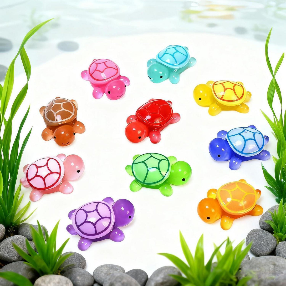 Schildkröten Epoxidharz Form Set | 6 Form Silikon für DIY Schlüsselanhänger