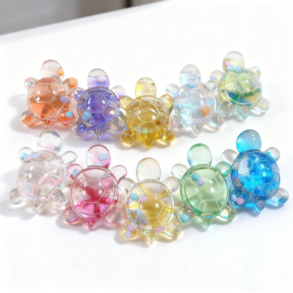 Schildkröten Epoxidharz Form Set | 6 Form Silikon für DIY Schlüsselanhänger