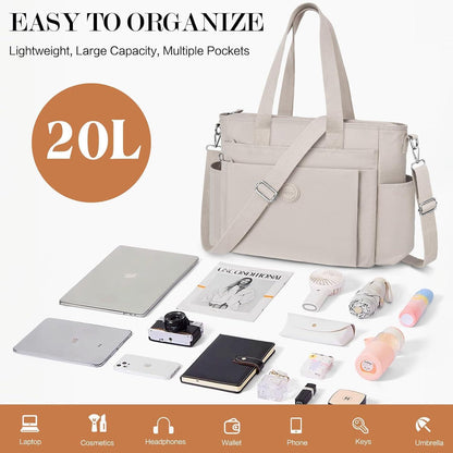 TEUEN Große Nylon Handtasche Damen-Umhängetasche Crossbody