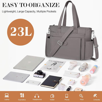Handtasche Damen Groß Nylon Tote Umhängetasche Crossbody