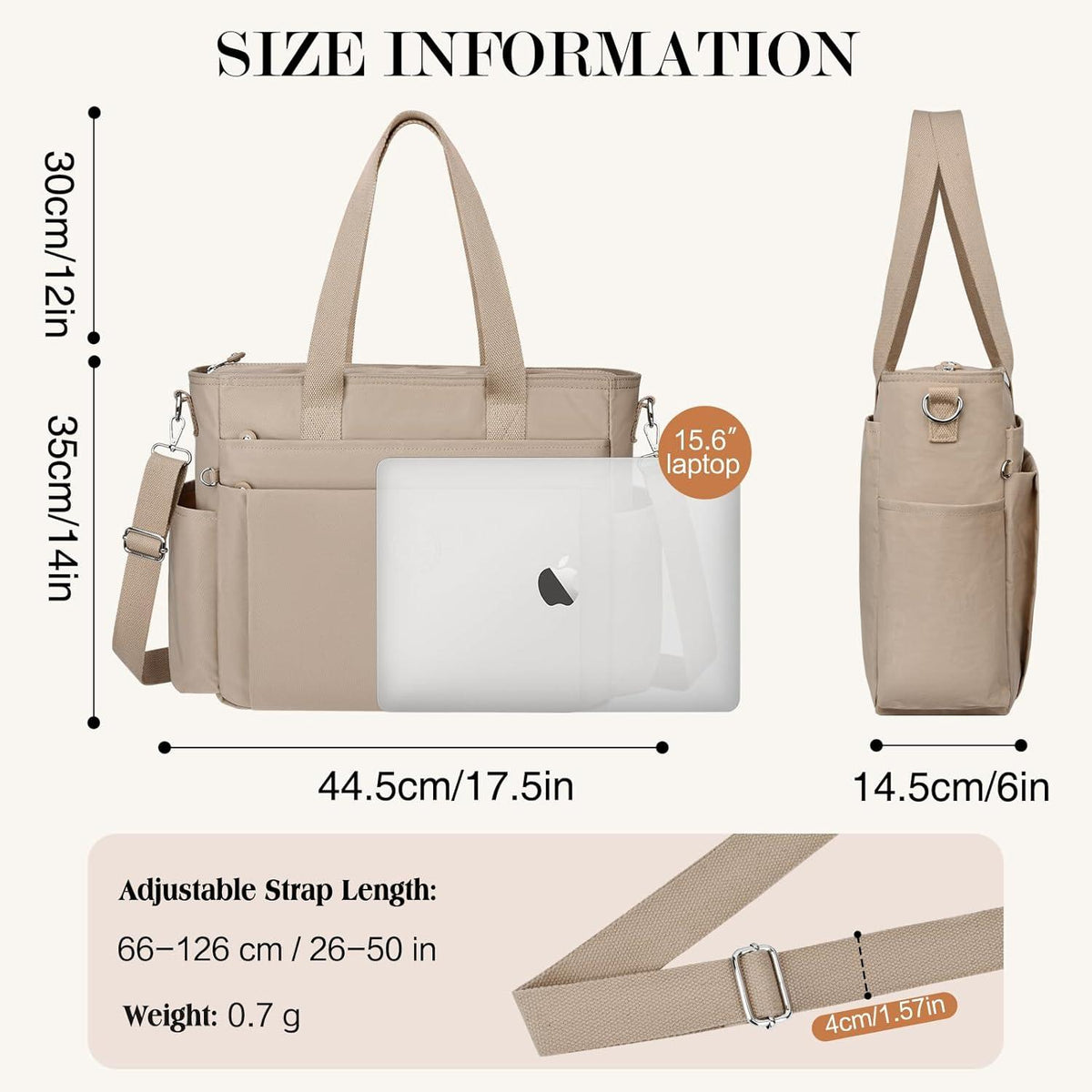 TEUEN Handtasche Damen Groß Nylon Tote Bag Crossbody
