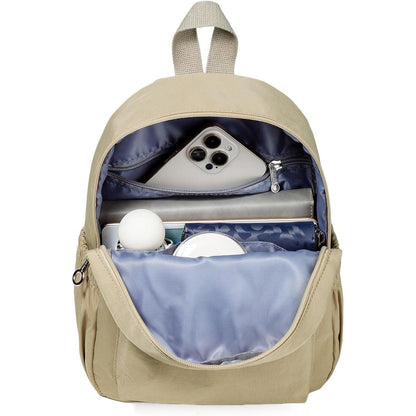 Damen Mini Rucksack Khaki Leicht & Geräumig für Alltag & Camping