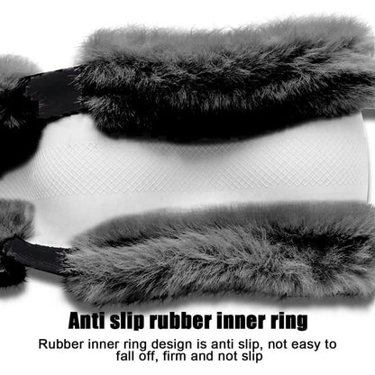 Plüsch Lenkradabdeckung Winter Glitzer Auto Universal