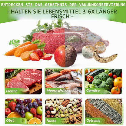 Vakuumierrollen 9er Set | 20cm x 12m + 28cm x 15m | BPA-frei