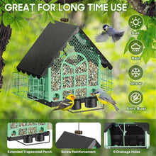 Vogelfutterhaus Metall Kapazität 3,8 Pfund, Wetterfest