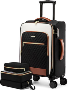 Handgepäck Koffer 17 Zoll Laptopfach Rollen Reisekoffer Carry On