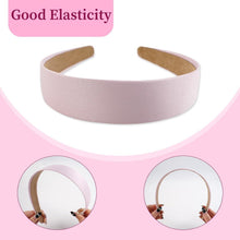 8 Stück Haarreifen Damen Breit Headband Schwarz DIY Entwurf