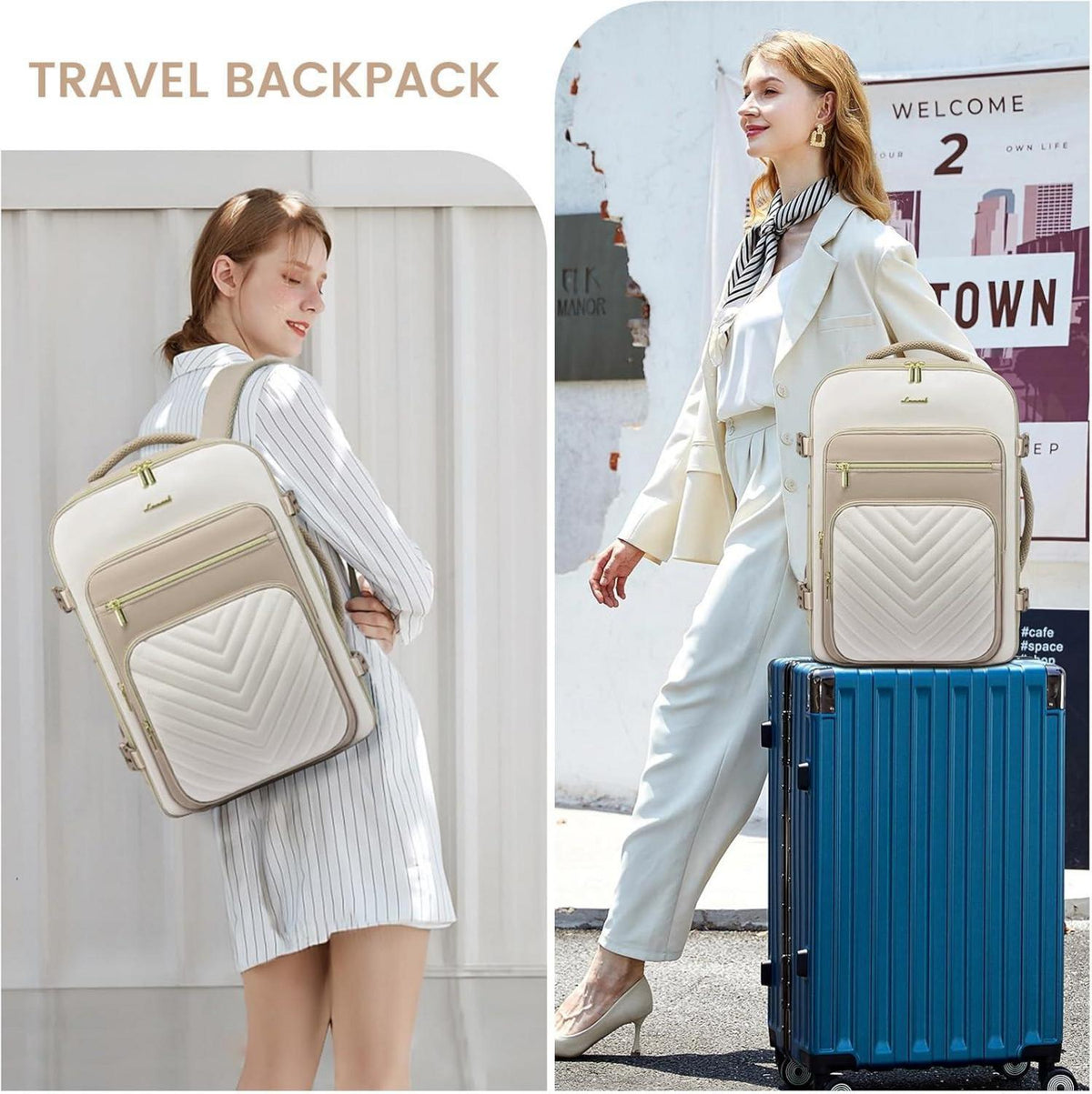30L LOVEVOOK Rucksack Handgepäck Damen, Wasserdicht Laptop