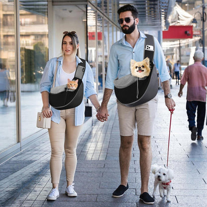 Hundetragetasche verstellbar – Komfortable Umhängetasche für Reisen