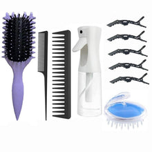 Locken Haar Bürste Set Locken Defining Bürste Sprühflasche