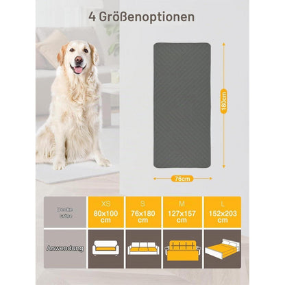 Wasserdichte Hundedecke 76x180cm – Sofa & Reise Decke