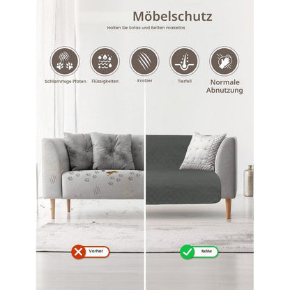 Wasserdichte Hundedecke 76x180cm – Sofa & Reise Decke