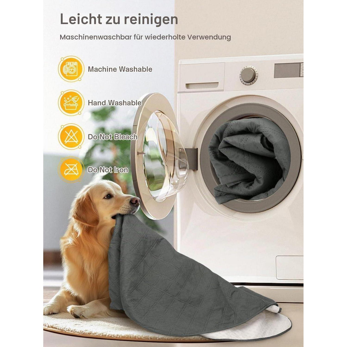 Wasserdichte Hundedecke 76x180cm – Sofa & Reise Decke