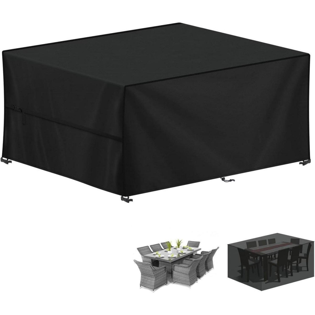 Gartenmöbel Abdeckung Wasserdicht 245x185x100cm 420D Oxford