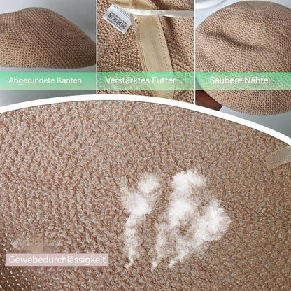 Damen Baskenmütze Sommer - Leichte Baumwoll Beanie Mütze
