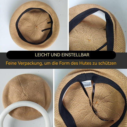 Damen Sommer Baskenmütze – Atmungsaktiv & Leicht Khaki
