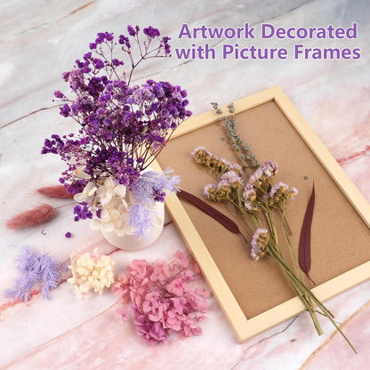 Trockenblumen Set Violett für DIY & Wohndeko