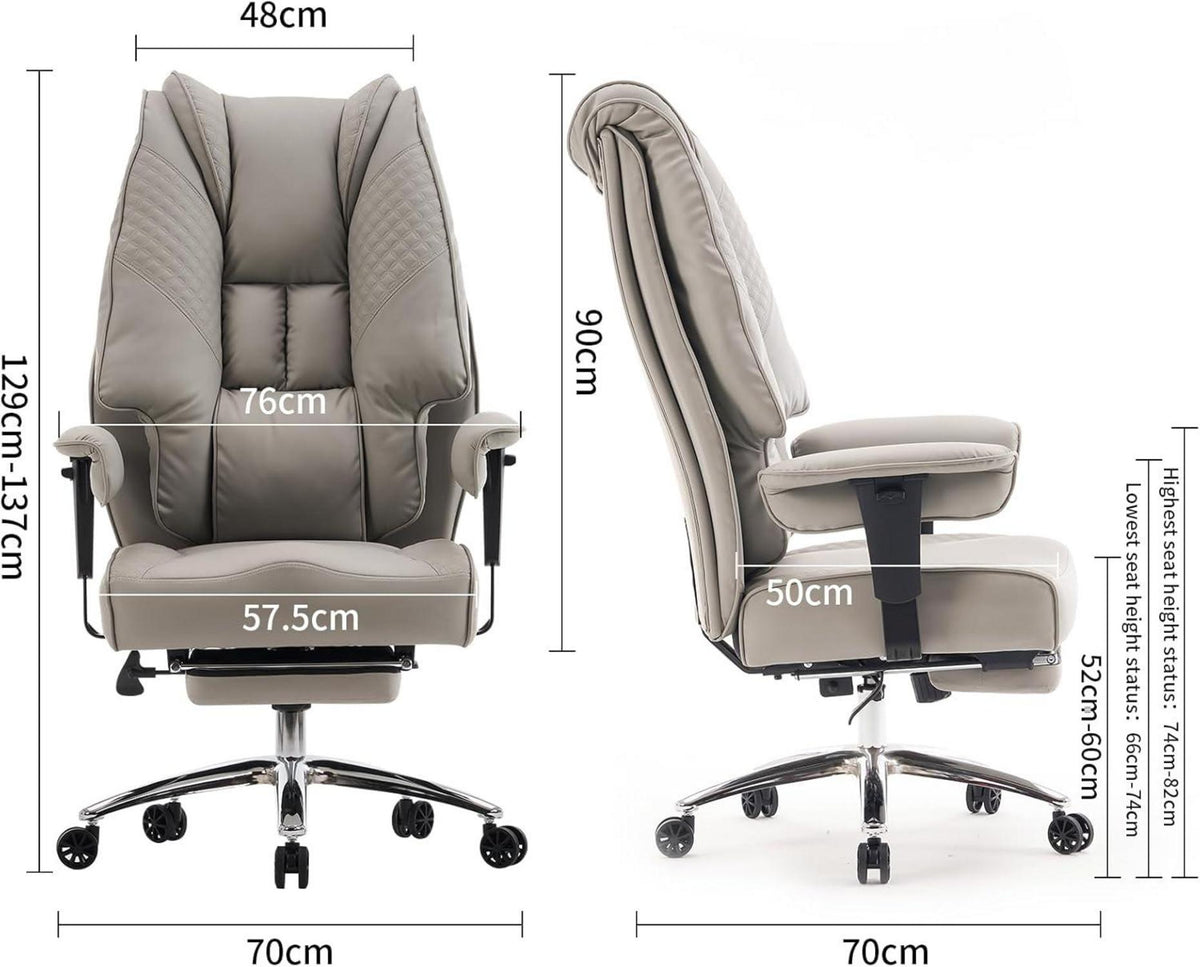 Bürostuhl Ergonomisch Hohe Rückenlehne Verstellbare