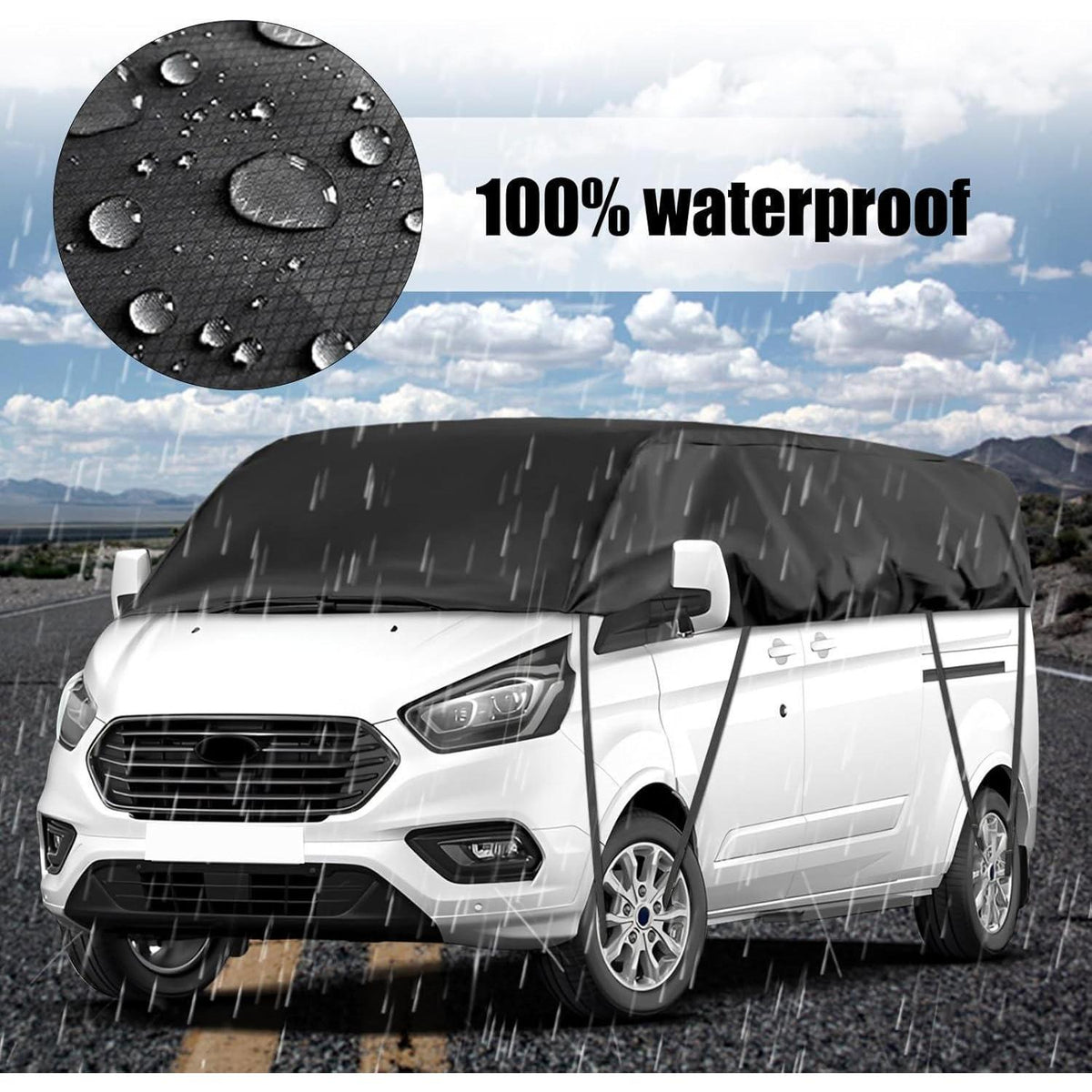 Autoabdeckung Wasserdicht für Ford Transit Custom 2012-2024