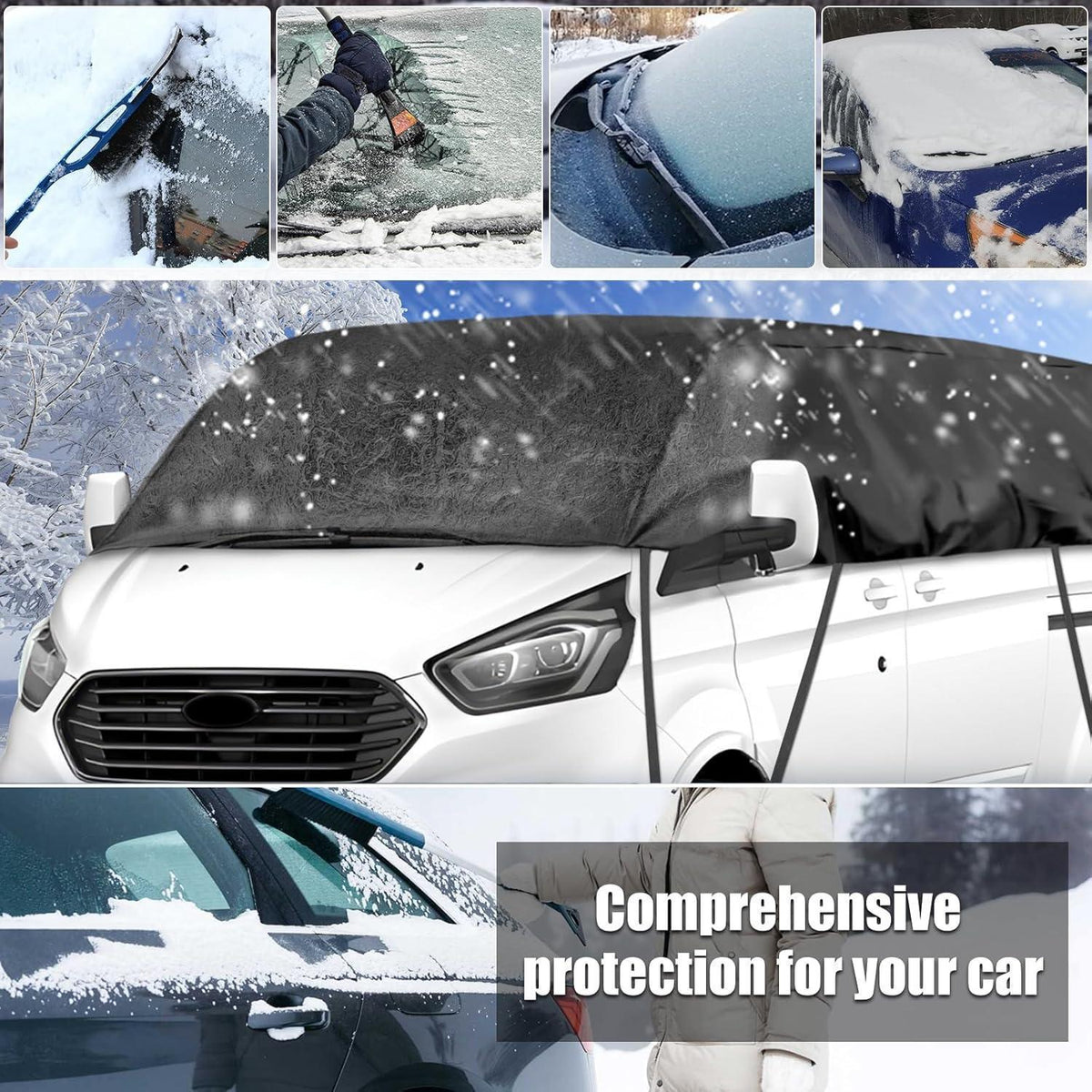 Autoabdeckung Wasserdicht für Ford Transit Custom 2012-2024