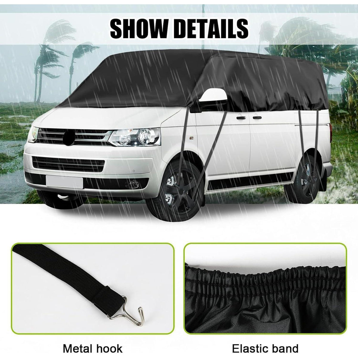 VW T5 T6 LWB Autoabdeckung Wasserdicht & UV-Beständig