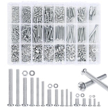 Schrauben Set M2-M5, 1320 Teile, Linsenkopf, Muttern & Scheiben