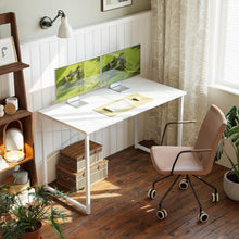 Kleiner Bürotisch Schreibtisch 100x48x75 cm Metallgestell