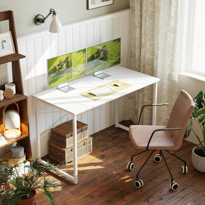 Kleiner Bürotisch Schreibtisch 100x48x75 cm Metallgestell