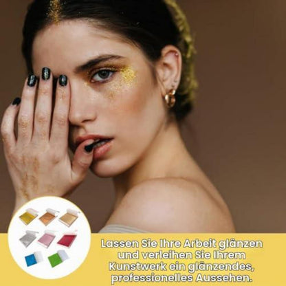 90 Blatt Imitationsgoldfolie – Vielseitig für Kunst & Bastel