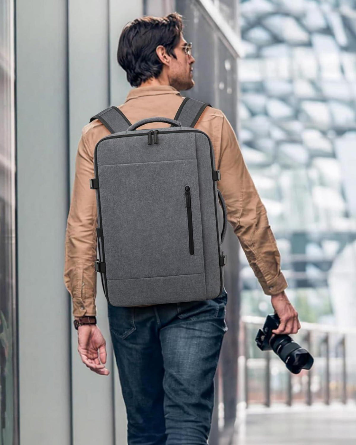 40L Reiserucksack Handgepäck Tasche für 17 Zoll Laptop, Carry On