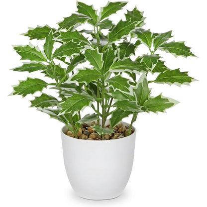 Kleine Kunstpflanze Ficus im Topf, naturgetreu, 25cm