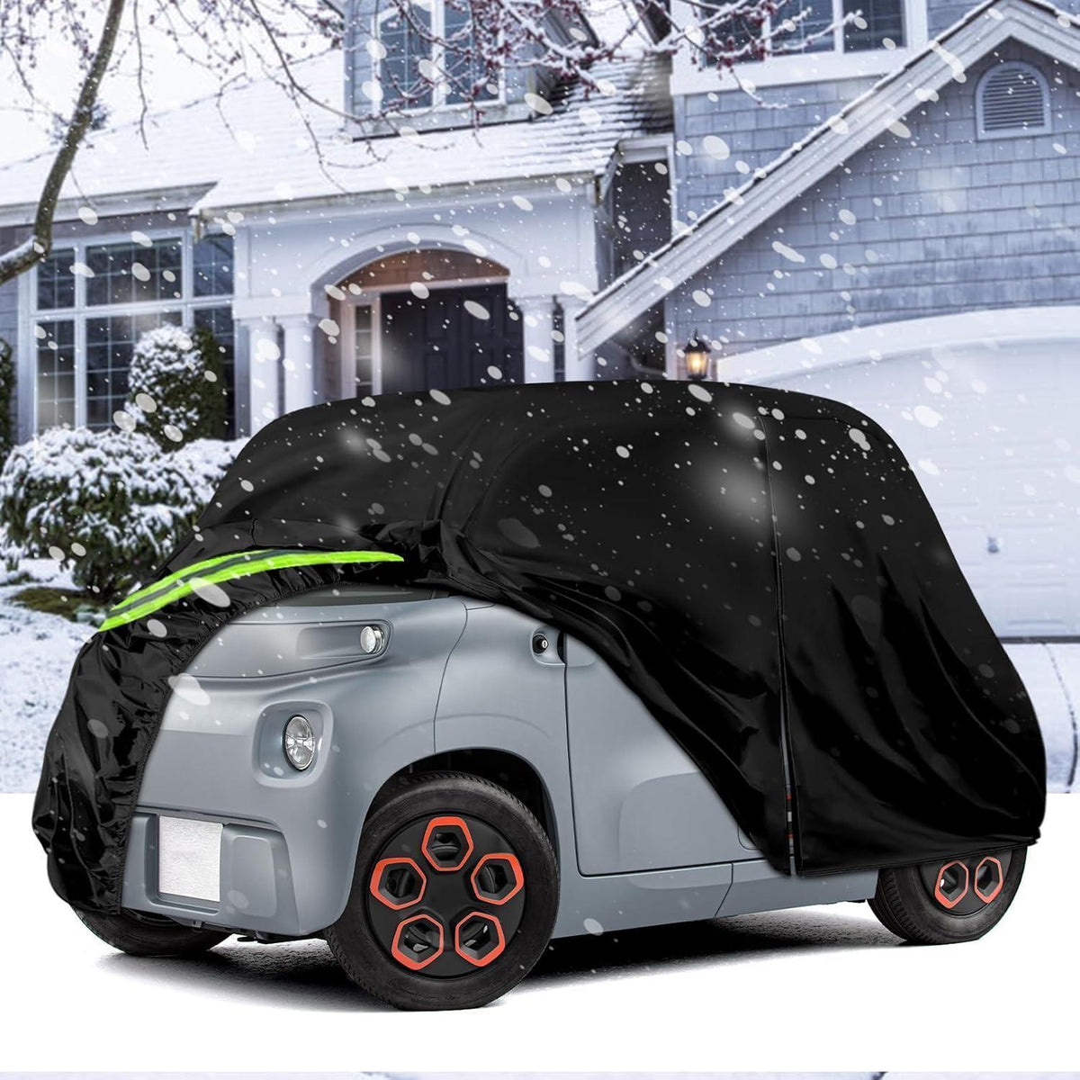 Autoabdeckung Vollgarage Wasserdicht Citroen Ami/Rocks-e/FIAT Topolino 2020-2024