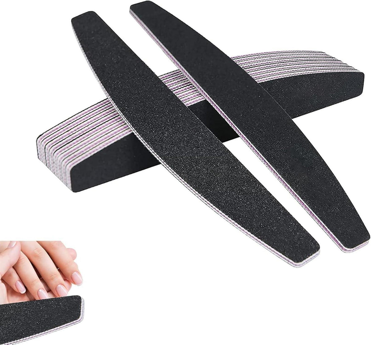 Professionelle Nagelfeilen 10 Stck 100/180 Grit für Gelngel