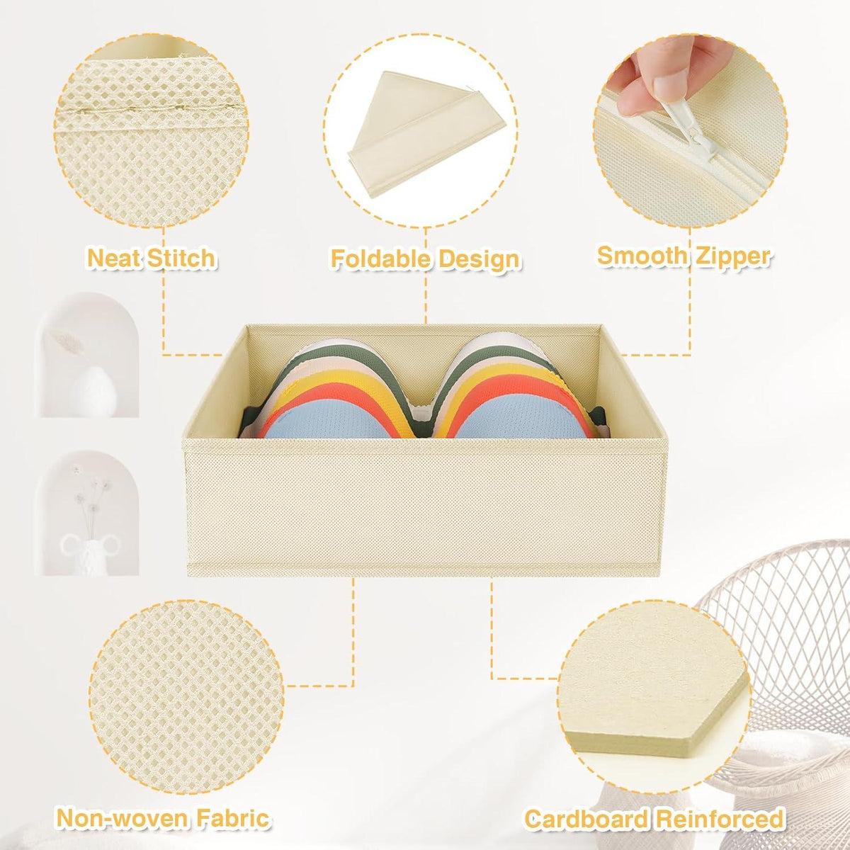 Schubladen Organizer 15er Set Aufbewahrungsbox für Kleidung